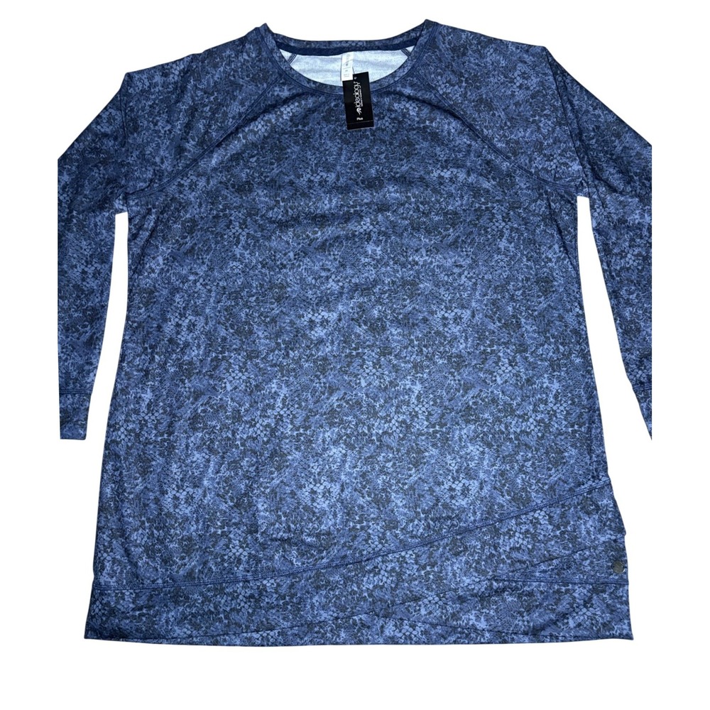 NWT Ideology Python Printed Plus Size 2X Navy Blu… - image 3